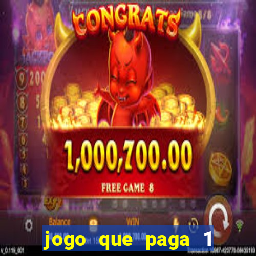 jogo que paga 1 real no pix